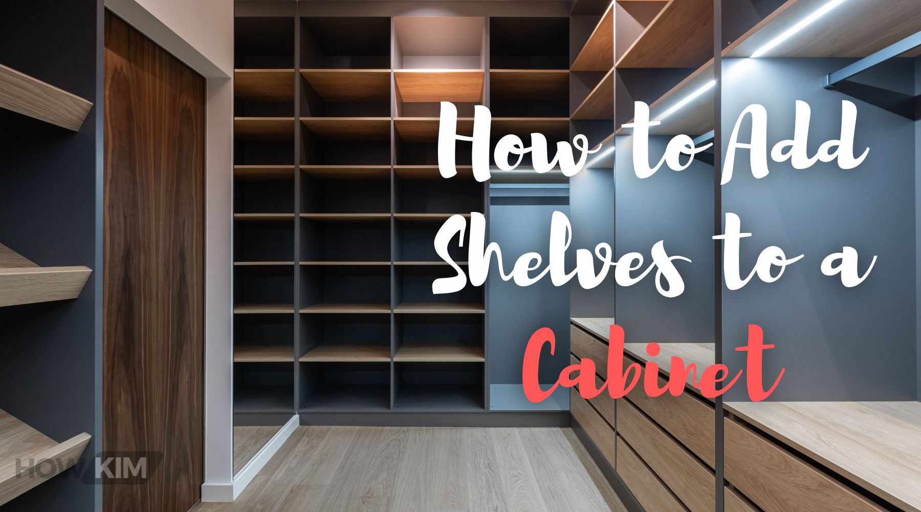 How to Add Shelves to a Cabinet